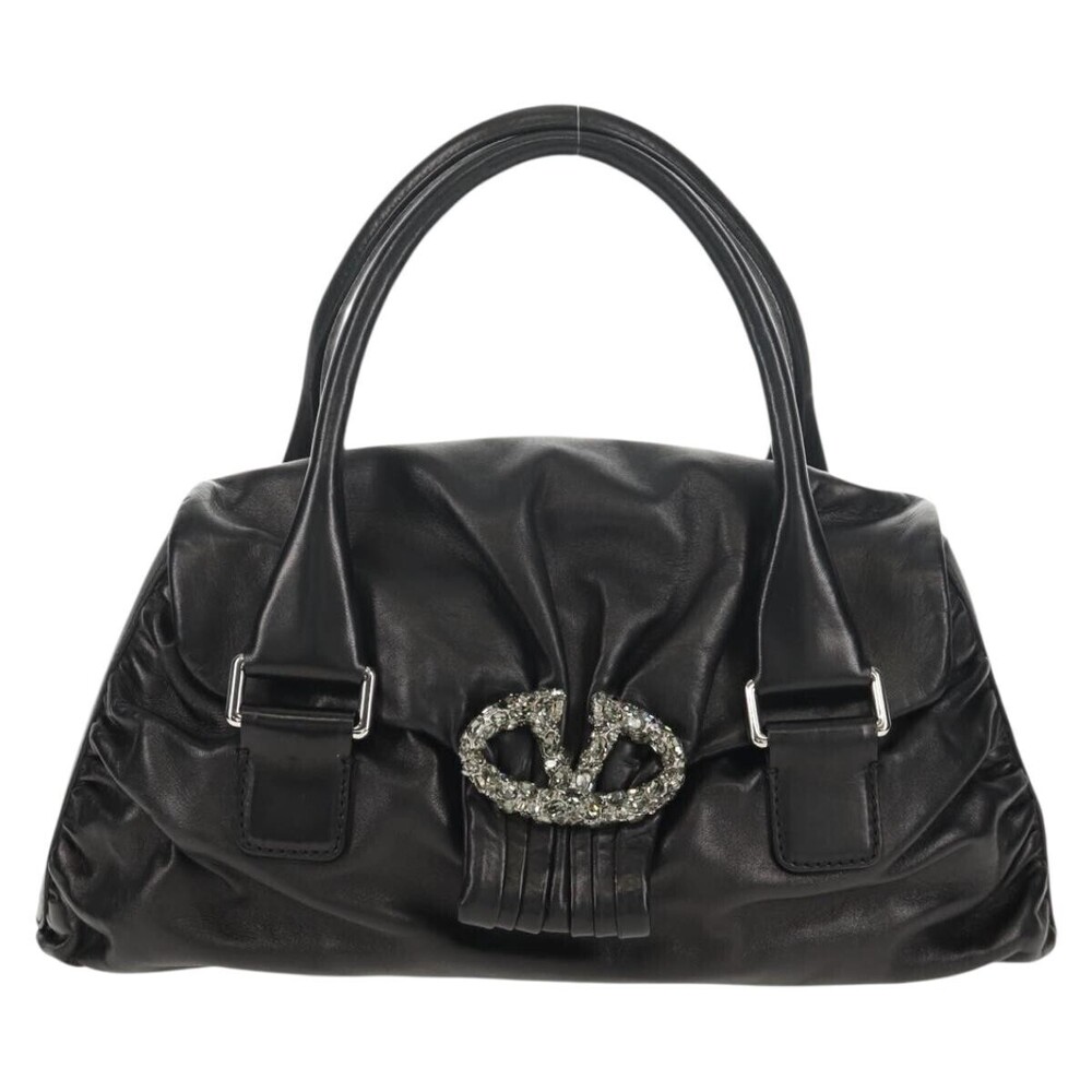 Valentino Garavani Histoire Tote Leather and Strass